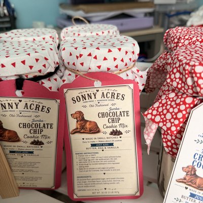 Sonny Acres Mason Jar Chocolate Chip Cookie Mix Kit