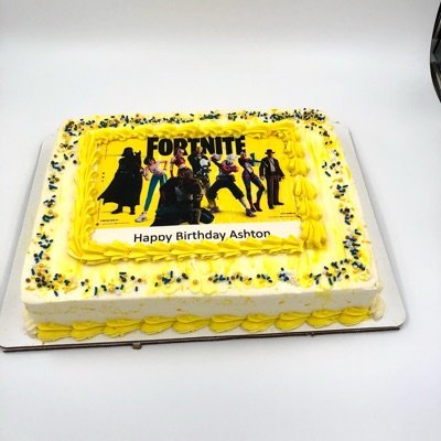 Customized Half Sheet Serving 50 W/ Image