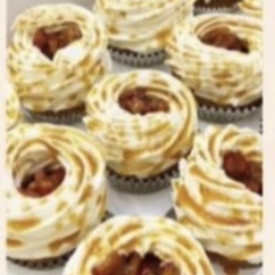 Caramel Apple Cupcakes 