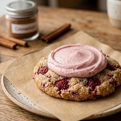 Raspberry Butter Cake 