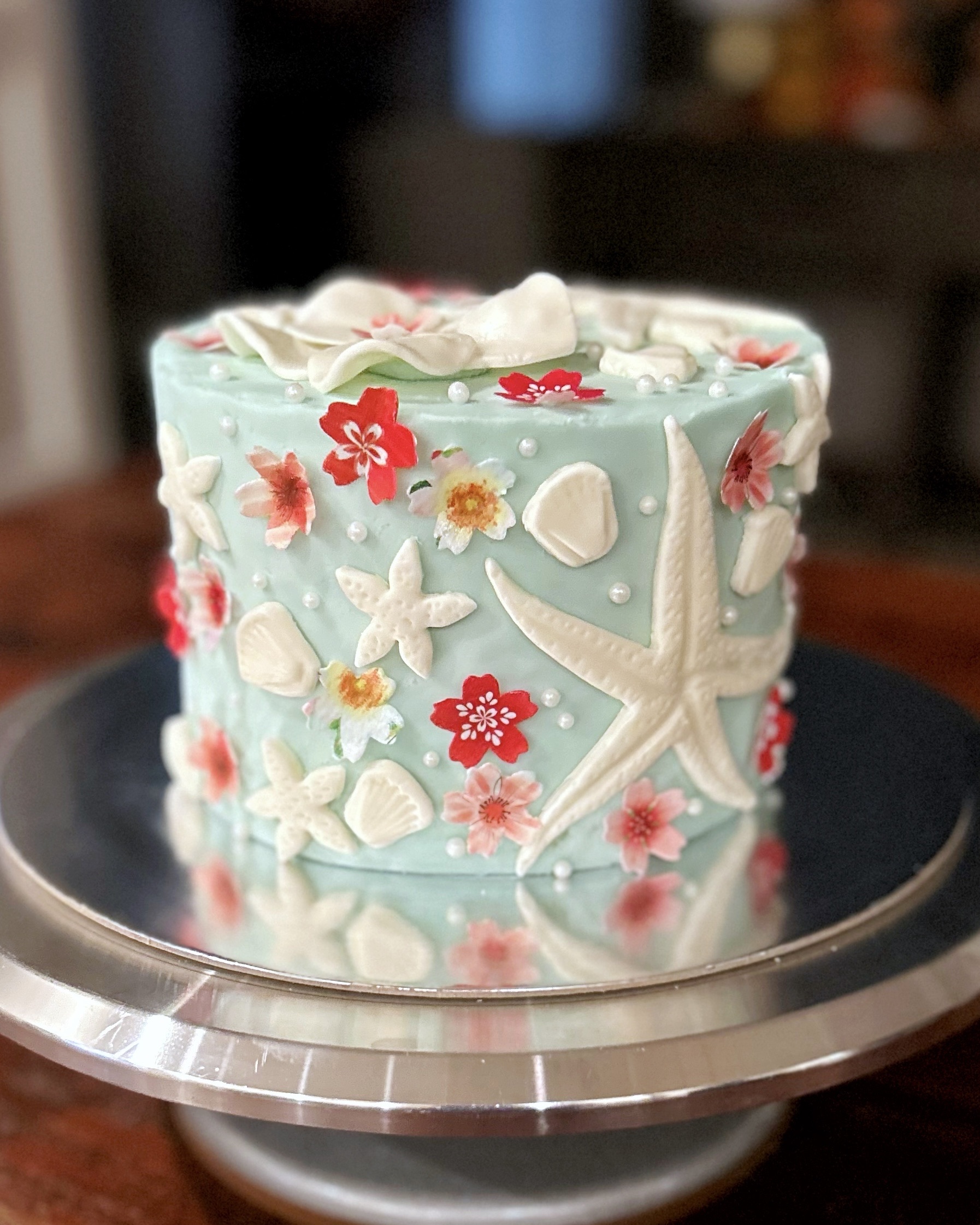 Marshmallow Fondant Details: (selection option available after cake size is picked)