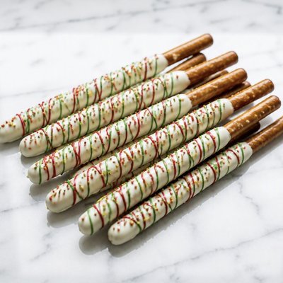 Pretzel Rods - Dipped & Sprinkled