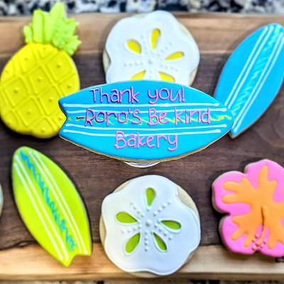 12 Decorated Royal Icing Sugar Cookies 