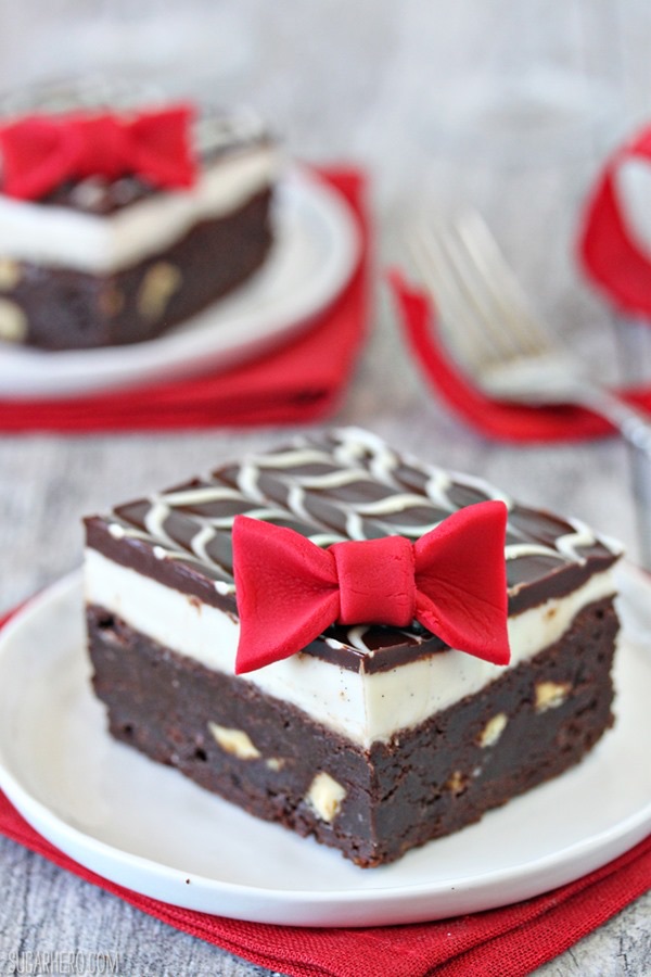 Tuxedo Brownies 