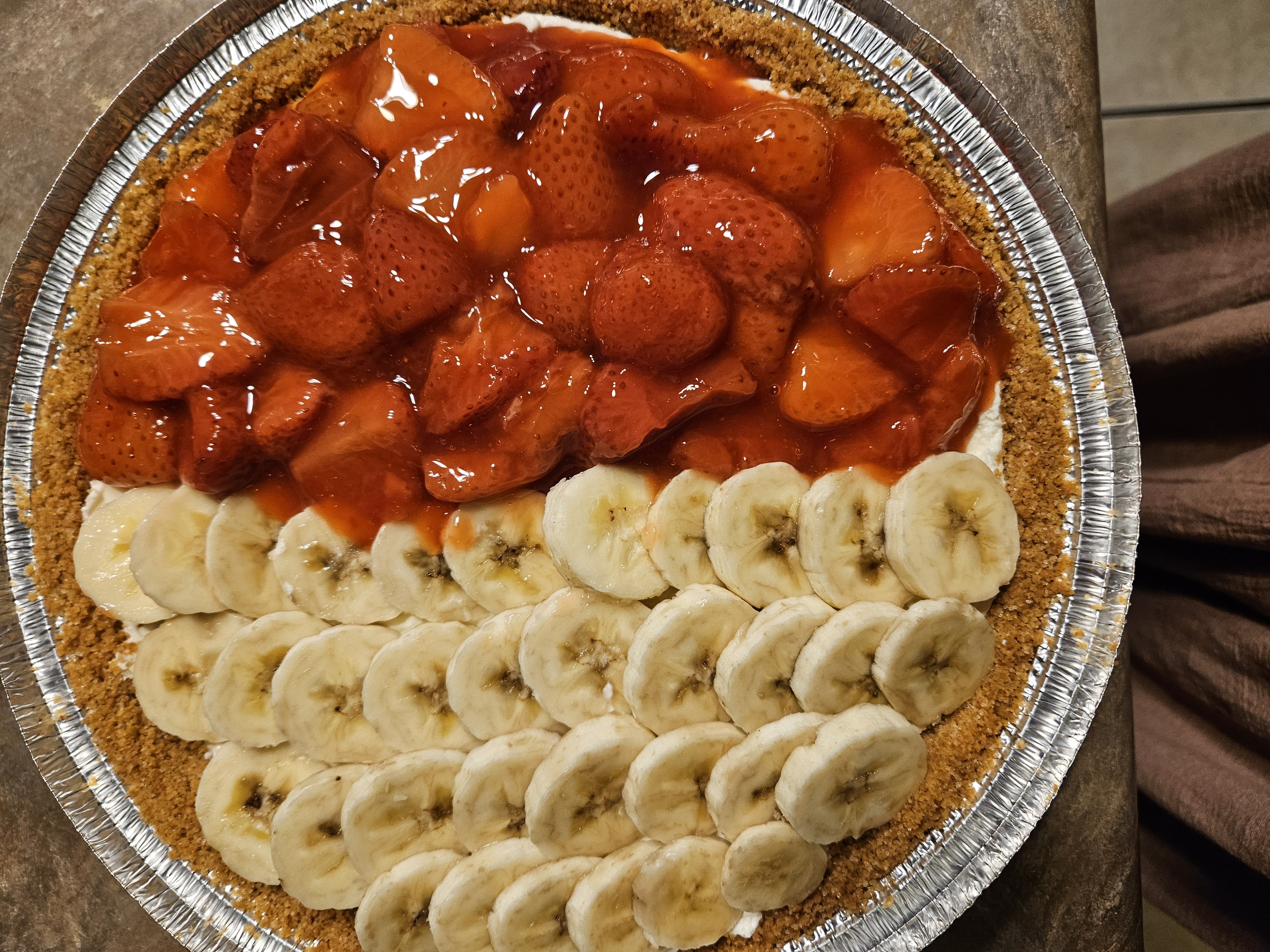 Strawberry/Banana Torte