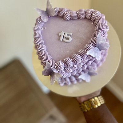 5 Inch  Heart Cake 