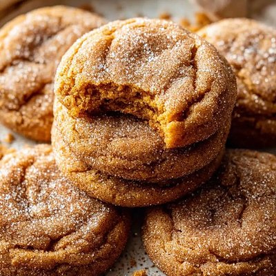 Pumpkin Snickerdoodle Cookies