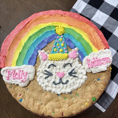 Circle Cookie Cake 