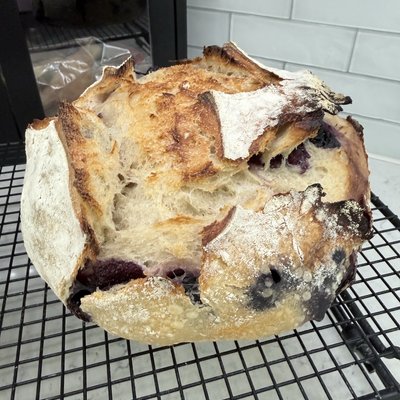 Classic Blueberry Lemon Sourdough Loaf