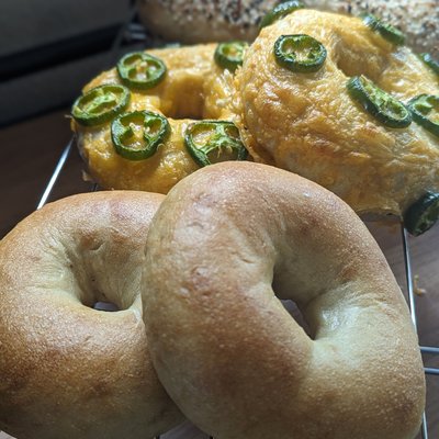 Sourdough Bagels