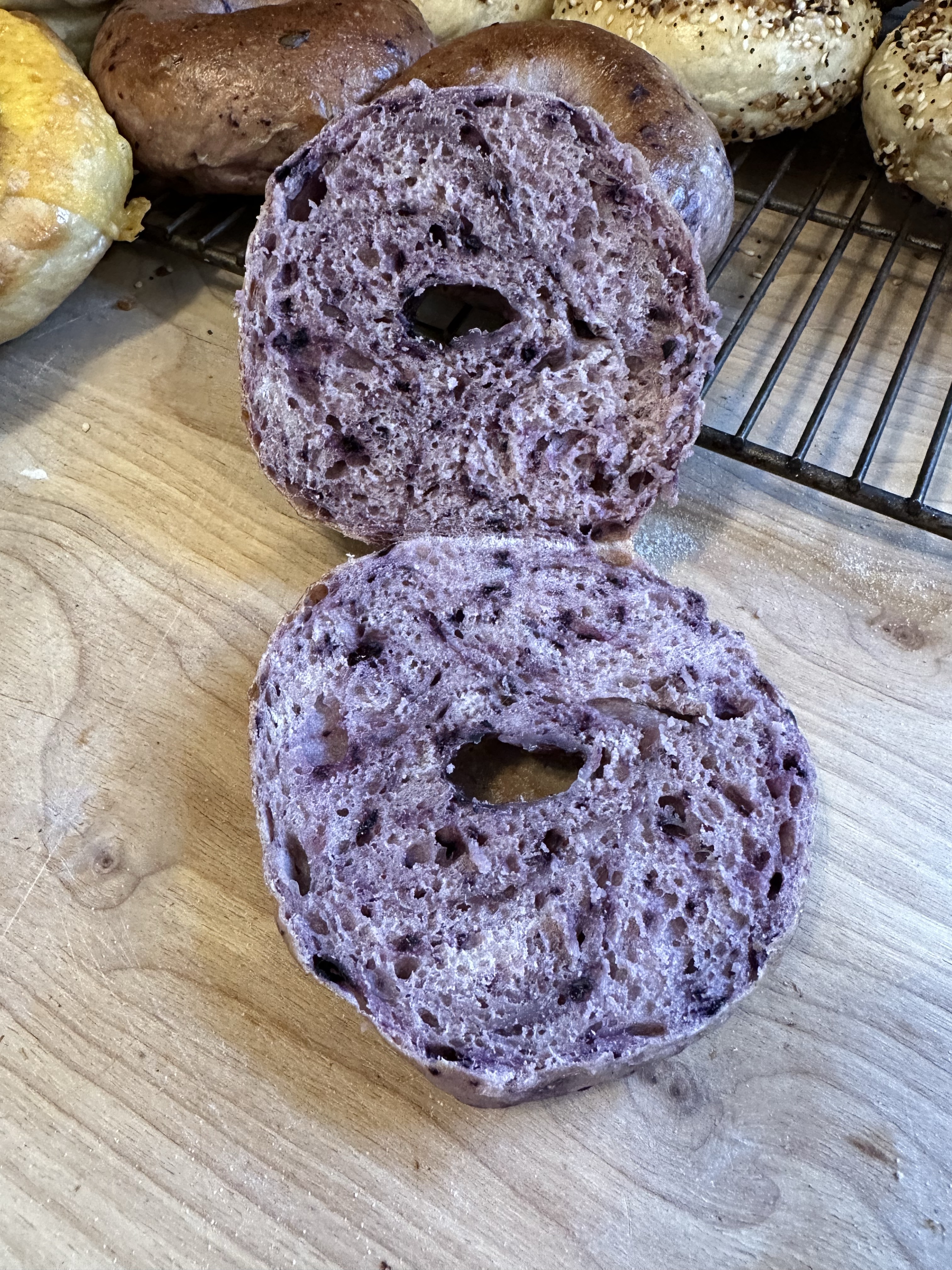 Blueberry Bagels 