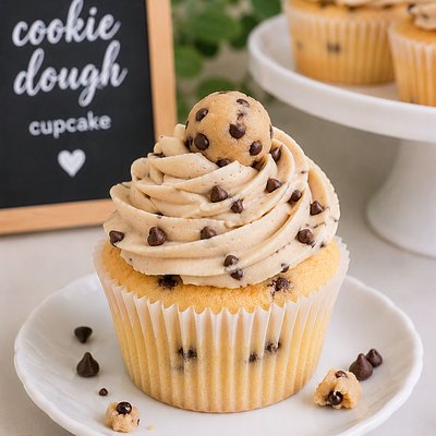 Cookie Dough Cupcake