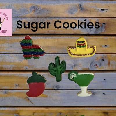 1 Dozen Cinco De Mayo Sugar Cookies