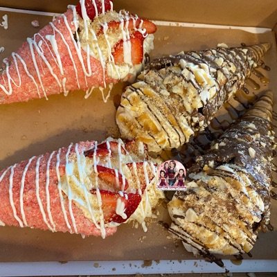 Cheese Cake Waffle Cones
