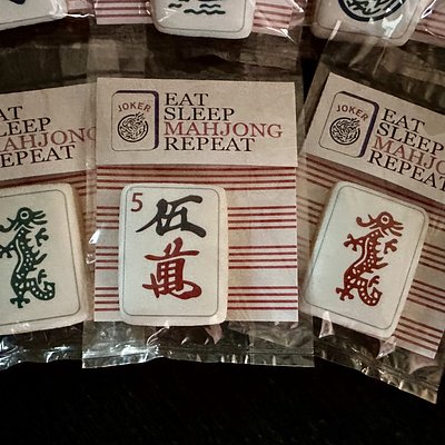 Custom Mahjong Cookies