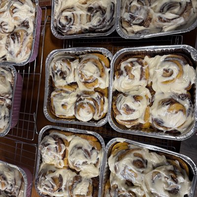 Sourdough Pumpkin Cinnamon Rolls (8 Count Large Rolls)
