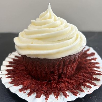 Red Velvet Cupcakes + Vanilla Cream Cheese Buttercream (Box of 9)