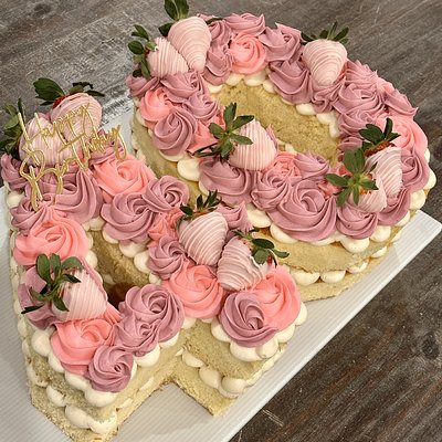 Luxury Number Cakes - 2 Numbers 