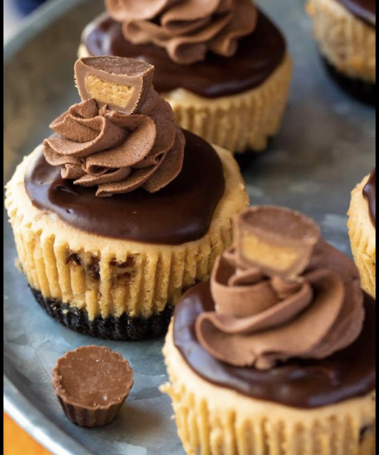 Mini Reese’s Cheesecakes 