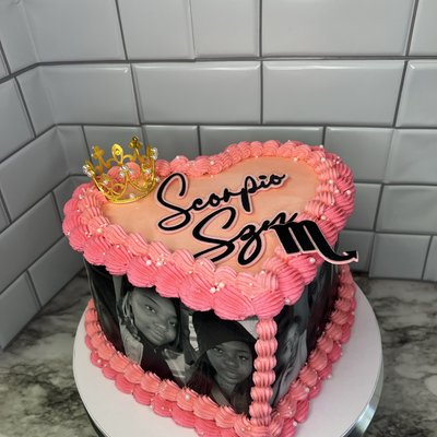8 Inch Heart Cake