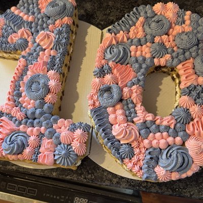 The Celebration Slice (TWO Letters/Numbers)