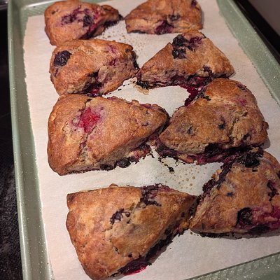 Mixed Berry Scones (Gluten Free) - 2 For $5
