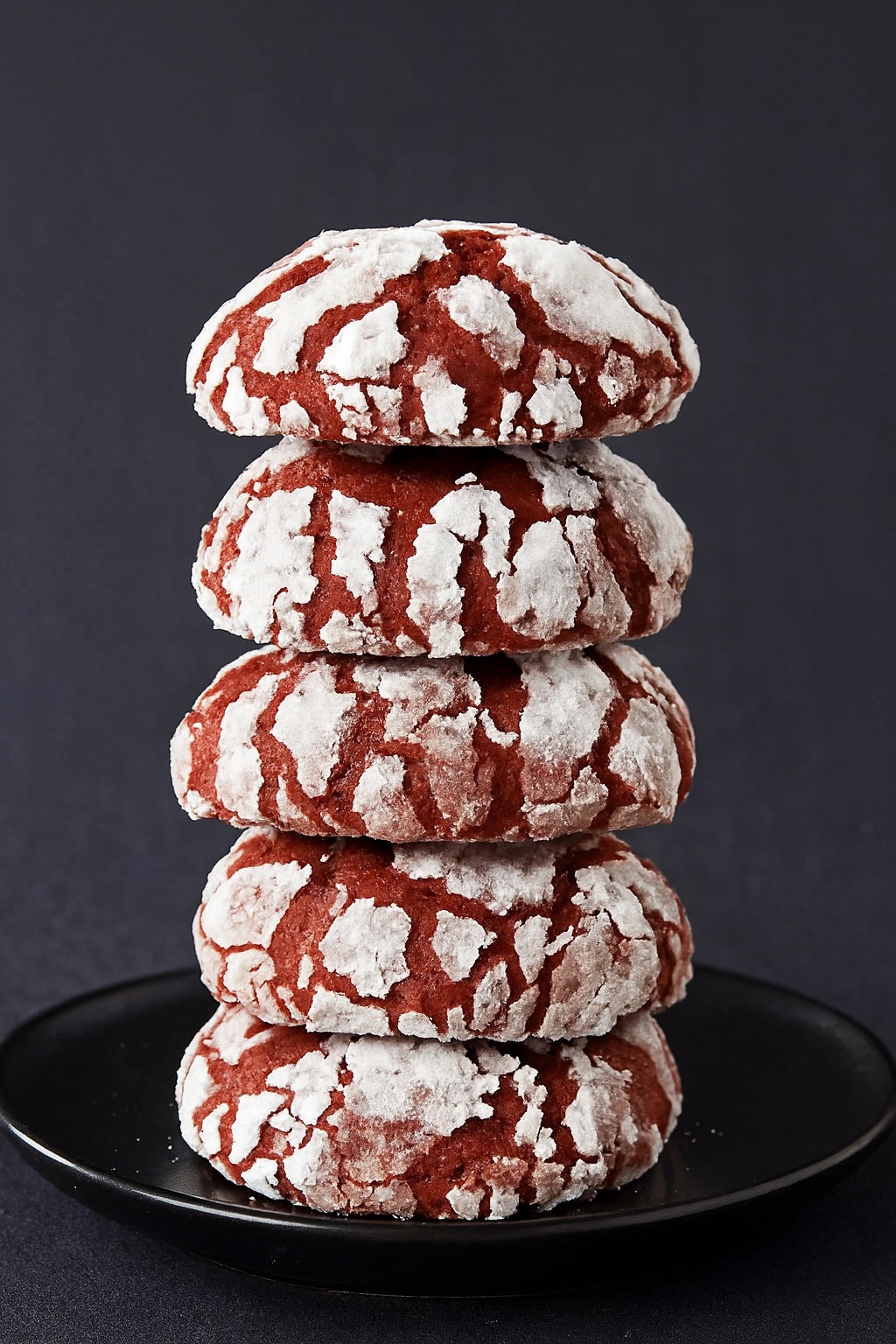 Red Velvet Crinkle Cookies (12)