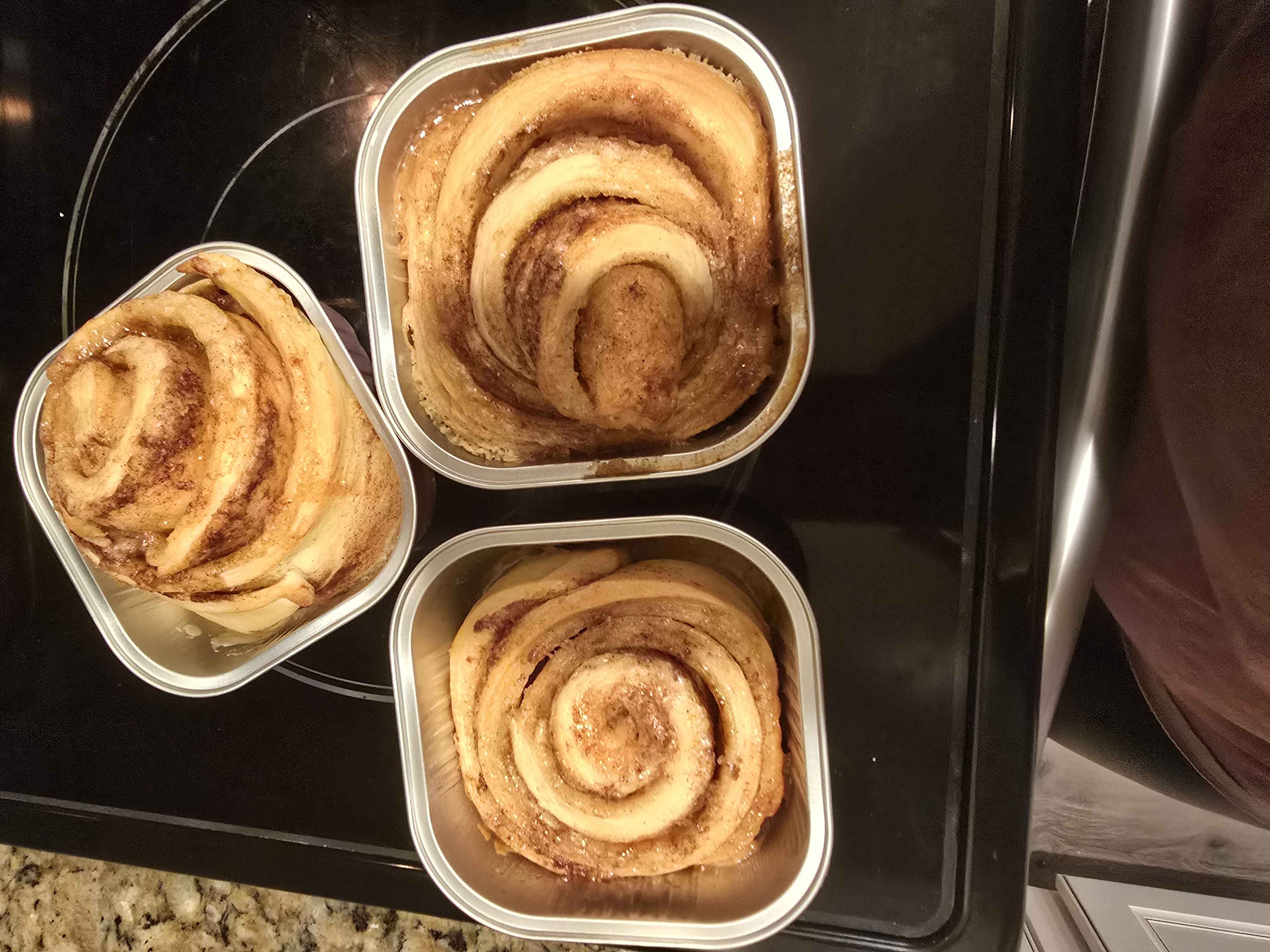 Jumbo Roll Cinnamon Roll With Vanilla Frosting 