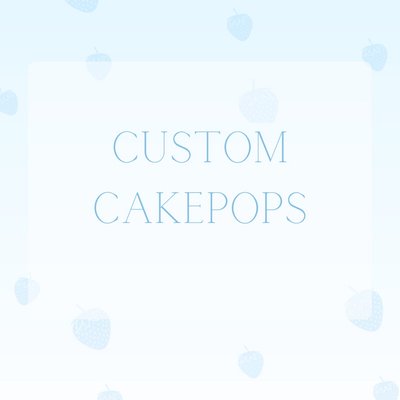 Custom Cakepop Discs