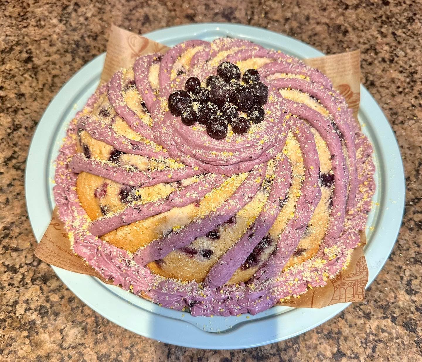 Lemon Blueberry Bundt Cake