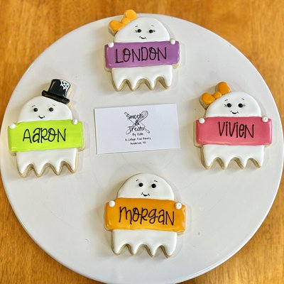 Custom Ghost Sugar Cookie 
