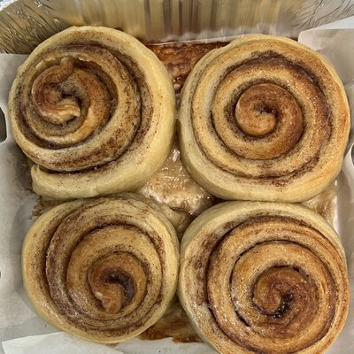 Brioche Cinnamon Buns ~ Vegan Organic Sourdough