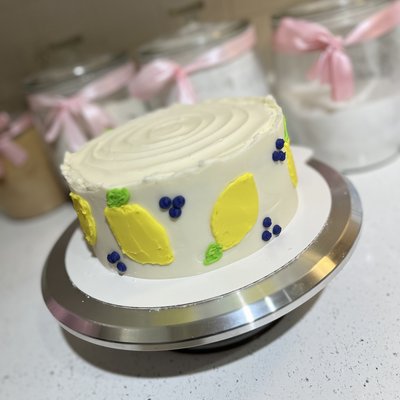 Lemon Blueberry Cake 🍋🫐 8” 2-Layer • Serves 16-20