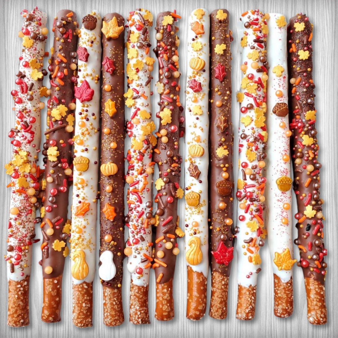 1/2 Dozen Chocolate Covered Pretzel Sticks