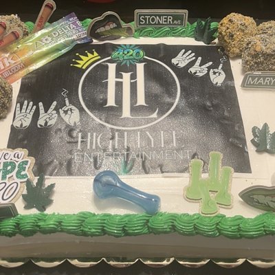 Custom sheet cake