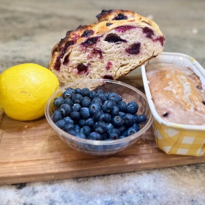 Blueberry Lemon Sourdough