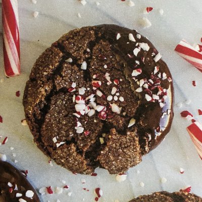 Double Chocolate Peppermint Sugar Cookies 