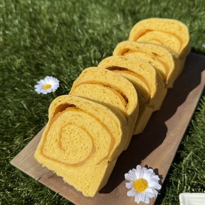 Sweet Pumpkin Vegan Bread-단호박 쌀식빵
