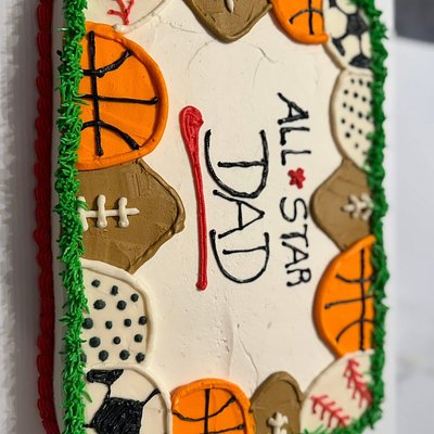 1/4 Sheet Cake 