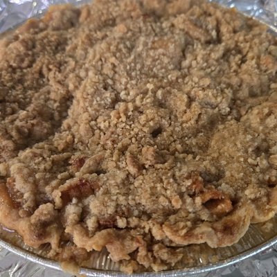 9" "Dutch"Apple Pie With Streusel Topping