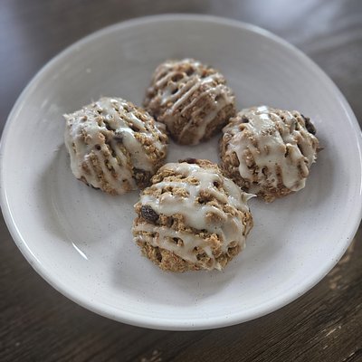Sourdough Oatmeal Carrot Cake Cookies