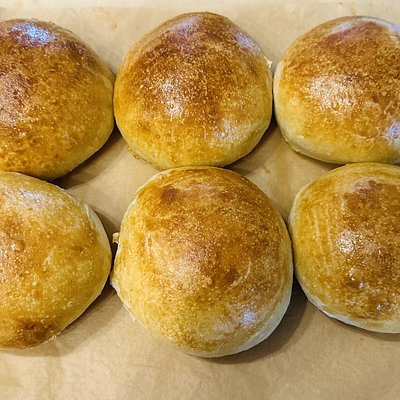 Sourdough Hamburger Buns