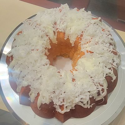 Coconut Cream Cheese Pound Cake