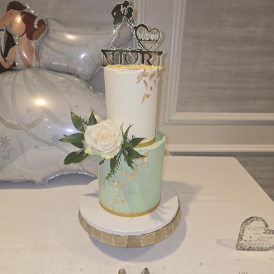 Two (2) Tier Wedding Cake