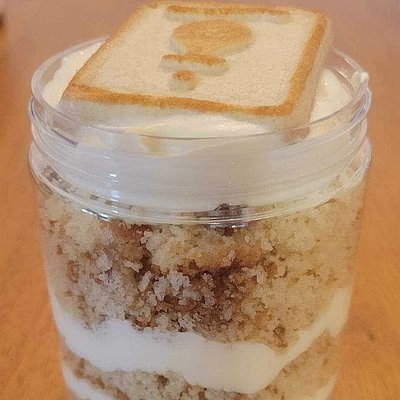 Banana Pudding Cake Jar