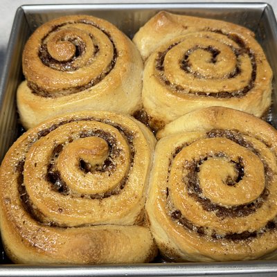 Sourdough Caramel Rolls