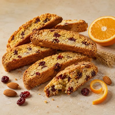 Dunkin’ Delicious — Cranberry Orange Biscotti
