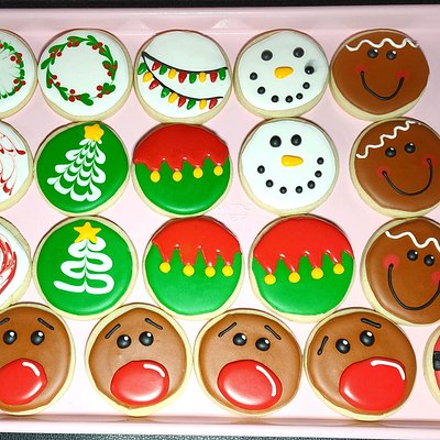 Seasonally Themed Royal Icing Sugar Cookies