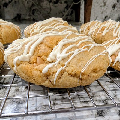 White Chocolate Butterscotch Cookies