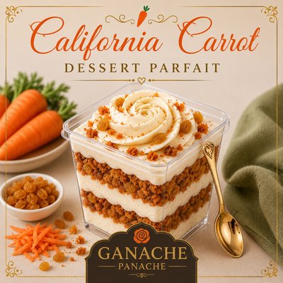 🥕California Carrot Cake Dessert Parfait